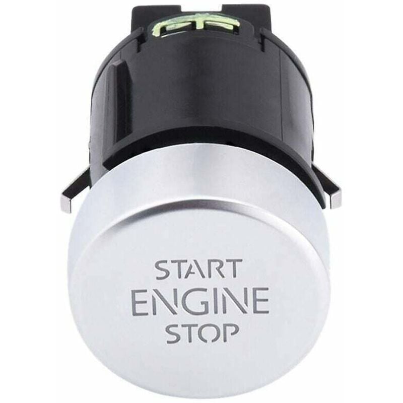 Commutateur de bouton d'arrêt de démarrage de moteur de voiture pour Tiguan 2008-2016 Sharan