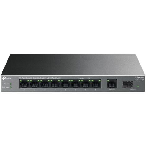 Commutateur de bureau Gigabit 10 ports TP-Link LiteWave avec PoE+ 8 ports