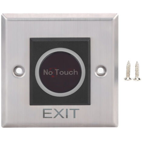 Commutateur de capteur infrarouge système de contrôle d'accès non tactile bouton rétro-éclairé DC12V