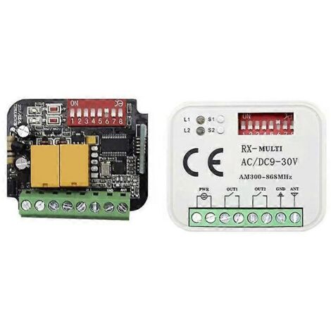 Commutateur de commande du récepteur 2 canaux pour émetteur RX multifréquence--