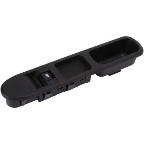 Commutateur de lève-vitre cté passager 6490.HQ ABS noir sensible remplacement pour PEUGEOT 207
