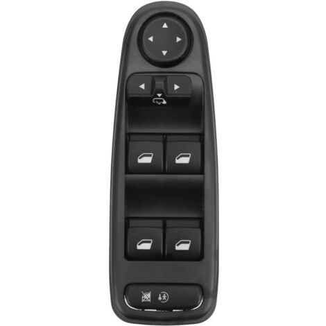 Commutateur de Lève-vitre électrique Côté Conducteur, 6554.YH 96639383ZD Remplacement pour CITROEN C4 GRAND PICASSO 2006-2013, PICA