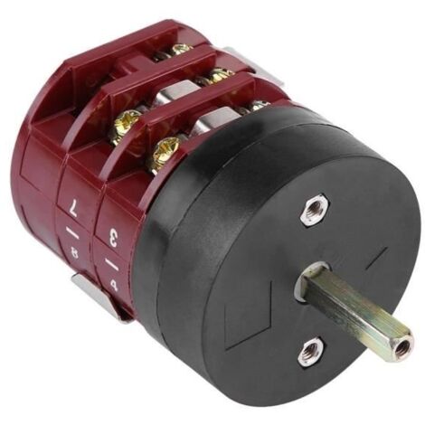 commutateur de marche avant de moteur 220V / 380V 32A changeur de pneu Machine moteur interrupteur marche arrière avant