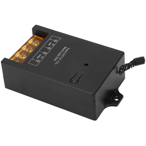 Commutateur de télécommande relais de voiture bobine en laiton 433MHz RF véhicule sans fil 12V-72V 30A