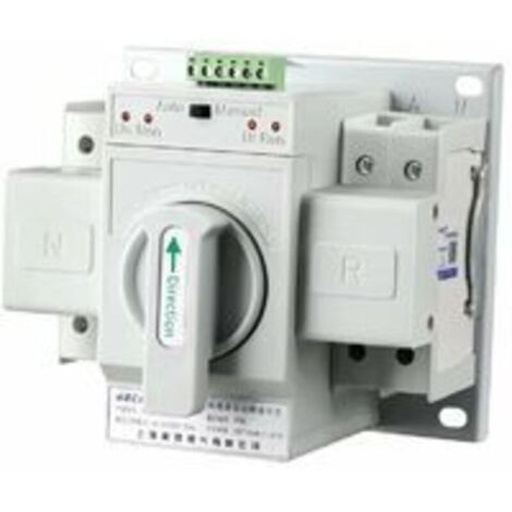 Commutateur de Transfert commutateur de Transfert Automatique-1 pc 220V 63A 2P Mini disjoncteur de commutateur de Transfert Automatique Double Puissance