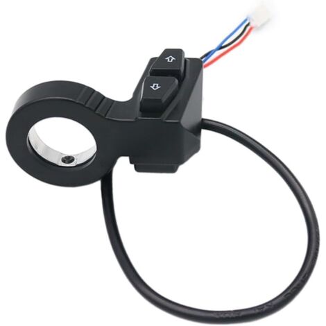 Commutateur de vélo électrique, câble de commutateur de clignotant de vélo, poignée de guidon de vélo, interrupteur de bouton de contrôle pour vélo électrique scooter