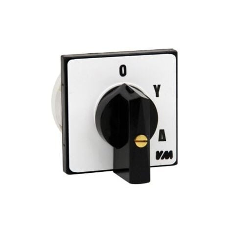 Commutateur démarrage étoile/triangle pour moteur triphasé jusqu'à 2,2 kW, 16 A - CK1061