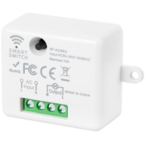 Commutateur Éclairage Télécommande 2500W (EC-ECR-100)