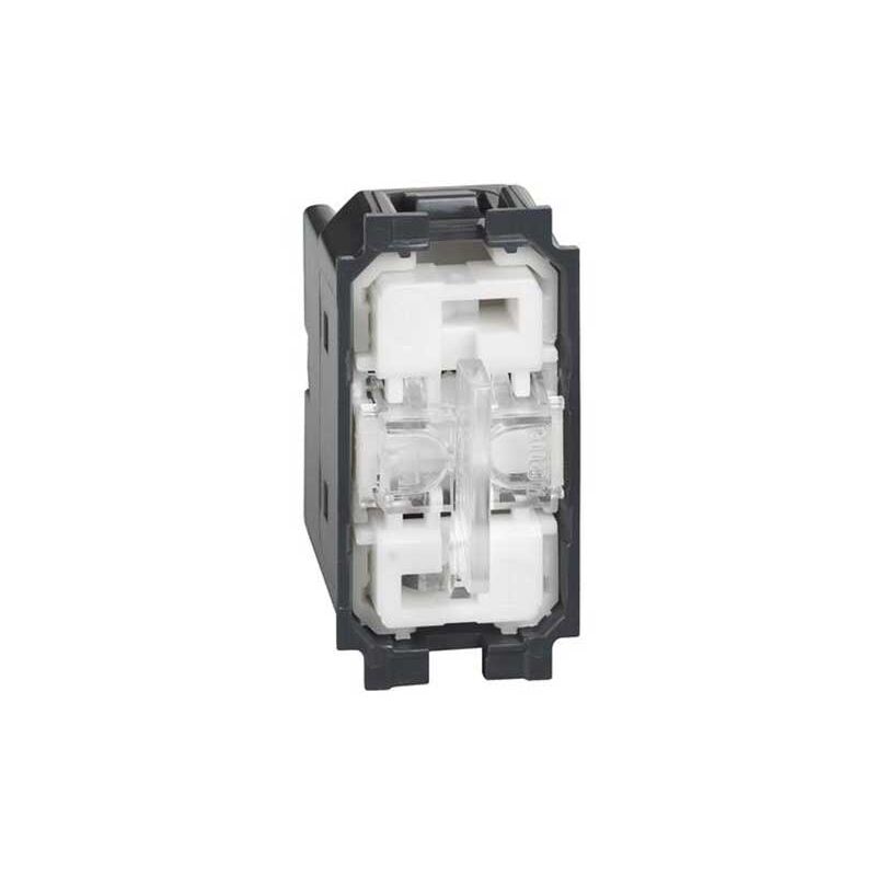 Commutateur double bouton 1-0-2 non illuminable Bticino Living Now - 1 module K4027