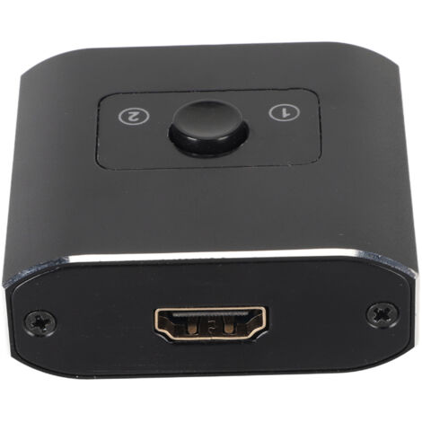 Commutateur HDMI 1x2, Répartiteur 4K Ultra HD pour Téléviseur, Écran et Vidéoprojecteur