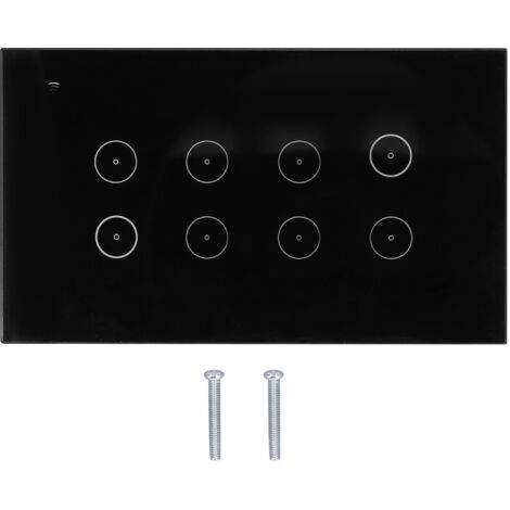 Commutateur intelligent à 8 gangs, télécommande murale WiFi tactile pour appartement 95-250V/AC