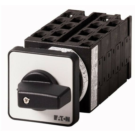 Commutateur-inverseur de pôles Contacts: 15 20 A Couplage Dahlander 2 vitesses plastron: 2-1-Y- EATON T0-8-8446/E