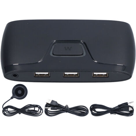 Commutateur KVM HDMI 2 entrées 1 sortie 4K avec partage clavier souris USB