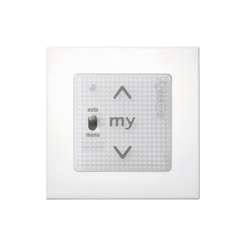 Emetteur mural smoove uno a/m io pure sans cadre - émetteur radio 1811404 Somfy
