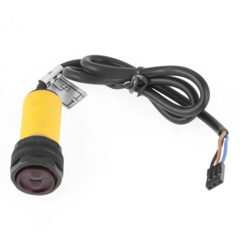 commutateur photoélectrique infrarouge,E18-D80NK Réglable Infrarouge Obstacle Évitement Détection Détecteur Capteur Détecter 3-80 cm pour arduino