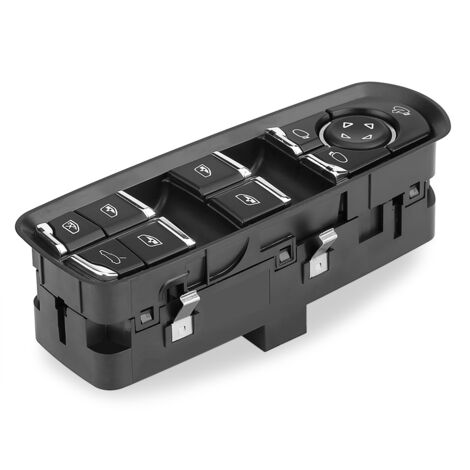 Commutateur principal des vitres électriques avant gauche pour Porsche Cayman, Panamera, Macan 7PP959858R DML