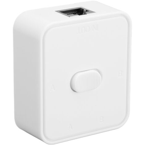 Commutateur réseau Gigabit 2 ports 10/100/1000 Mbps 2 en 1 sortie 1 en 2 sorties Commutateur d'extension PoE Adaptateur répartiteur réseau RJ45