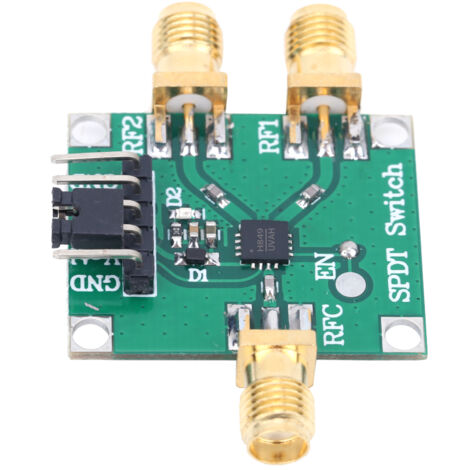Commutateur RF HMC849 SPDT 3‑5V 50 Ohms avec Connecteurs SMA