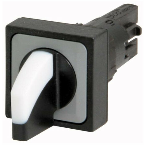 Commutateur rotatif 2 positions blanc à rappel EATON Q25WK1