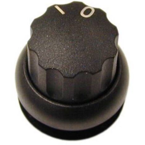 Commutateur rotatif 2 positions noir 0 I à rappel EATON M22S-W