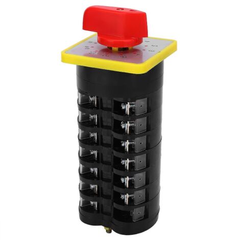 Commutateur rotatif universel à 12 positions, interrupteur à came électrique 110-380 V 16 A LW5D-16TM707/7