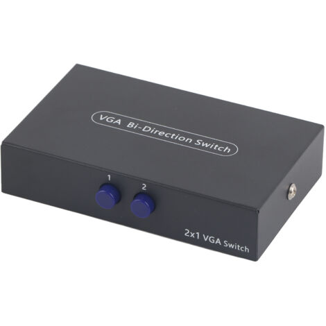 Commutateur VGA 2 entrées 1 sortie - Splitter VGA pour synchronisation données - Switch moniteur VGA