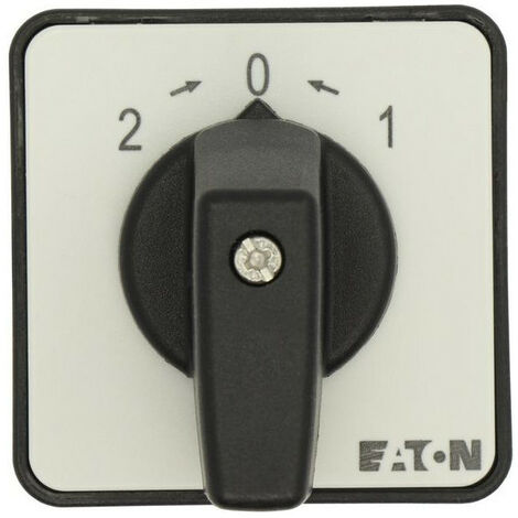 Commutateurs de commande universels Contacts: 6 A retour automatique en position ' 1 ' et ' 2 ' 2 EATON T0-3-15394/EZ