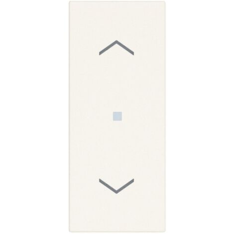 Commutatore per tapparelle illuminabile Bianco Vimar Linea 30196.B