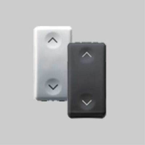 Commutatore unipolare 'system' 10ax 250v - nero GEWISS