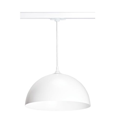 COMO 023 Suspension E27 60W blanc lpe non incl. pour Rail 1 allumage ARIC 4214