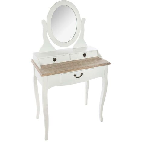 Comò Chrysa bianco 3 cassetti - Atmosphera créateur d'intérieur