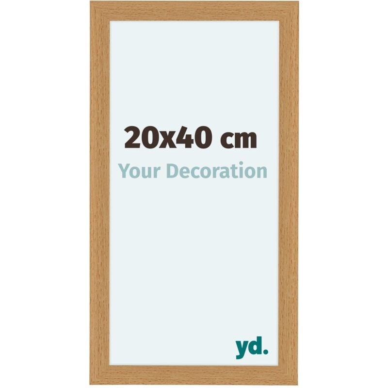 Cadre Photo 20x40 cm - Hêtre - mdf - Como.