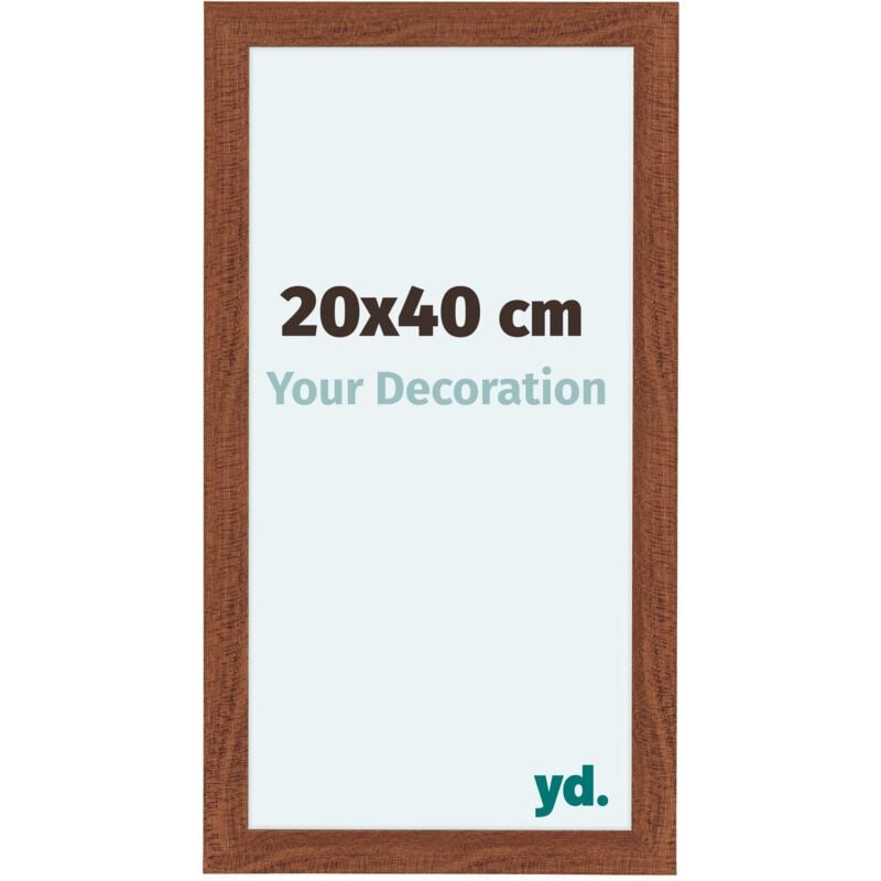 Cadre Photo 20x40 cm - Noyer - mdf - Como.