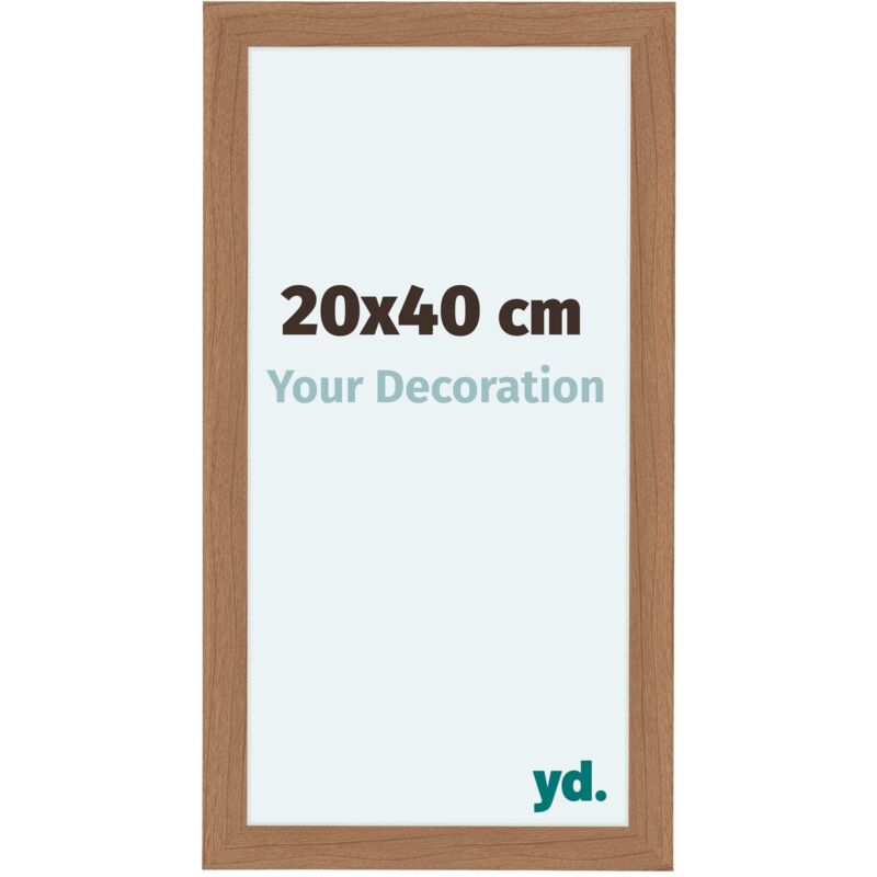 Cadre Photo 20x40 cm - Noyer clair - MDF - Como.