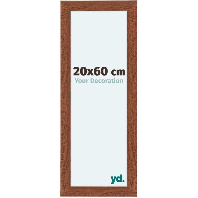 Cadre Photo 20x60 cm - Noyer - MDF - Como.
