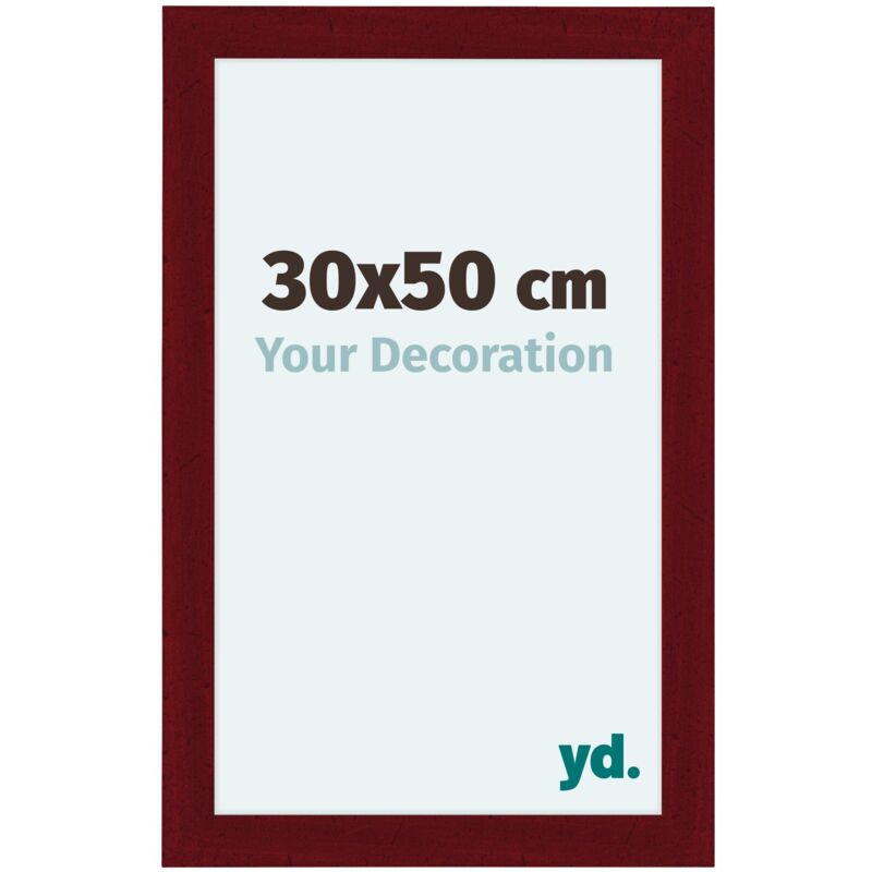 Cadre Photo 30x50 cm - Vin Rouge Patiné - MDF - Como.