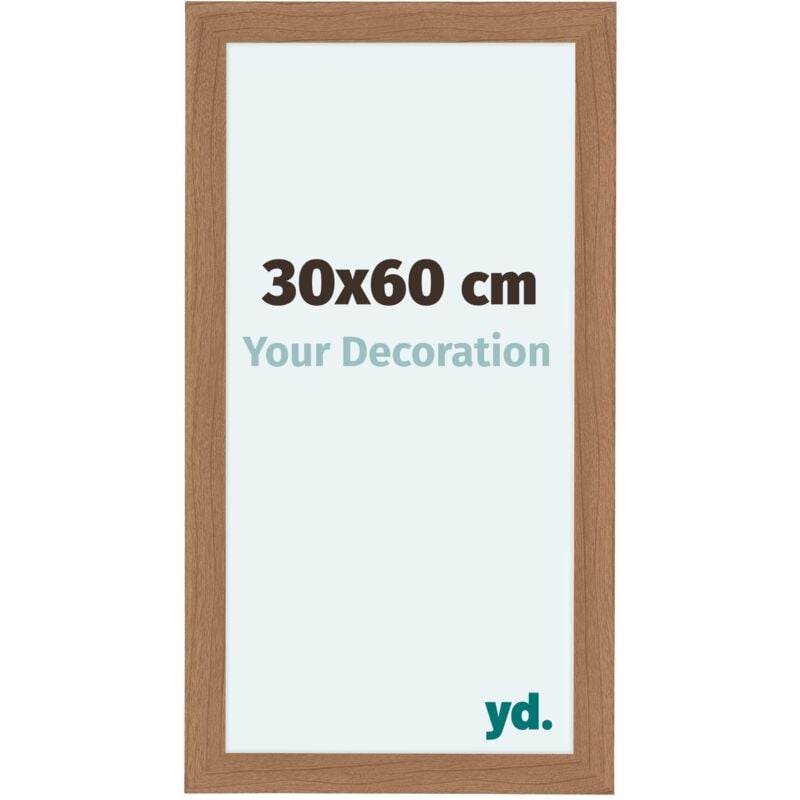 Cadre Photo 30x60 cm - Noyer clair - MDF - Como.