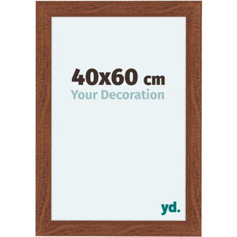 Como MDF Cadre Photo 40x60cm Noyer. - Noyer
