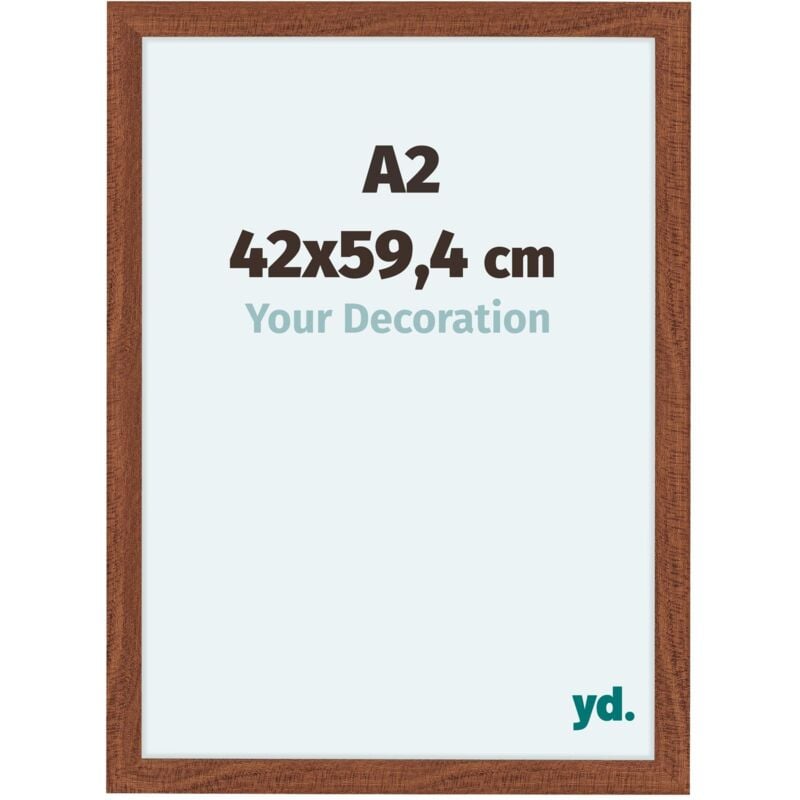 Cadre Photo A2 - 42x59.4 cm - Noyer - mdf - Como.