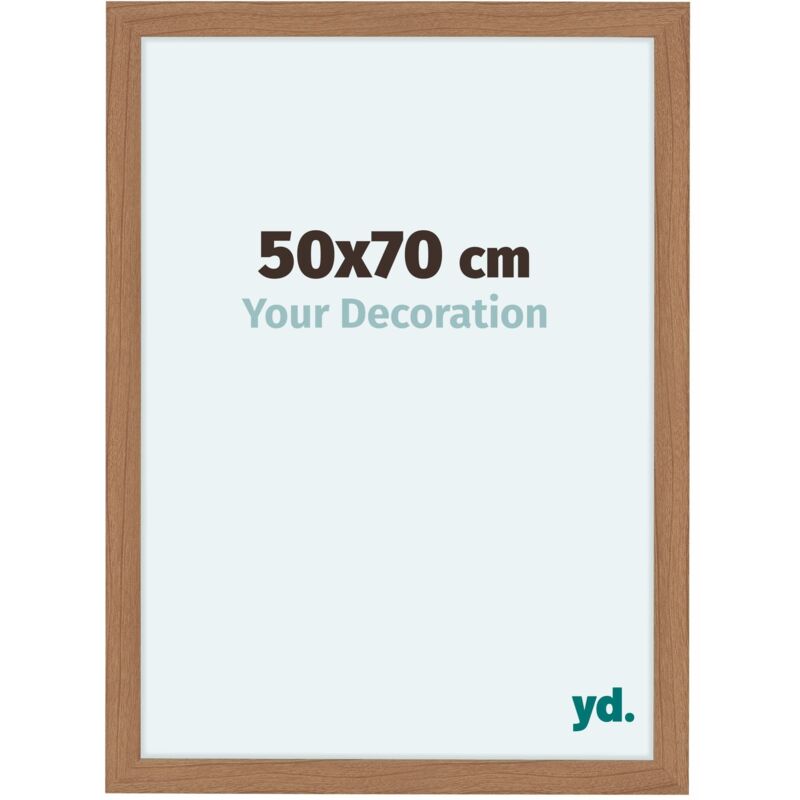 Cadre Photo 50x70 cm - Noyer clair - mdf - Como.