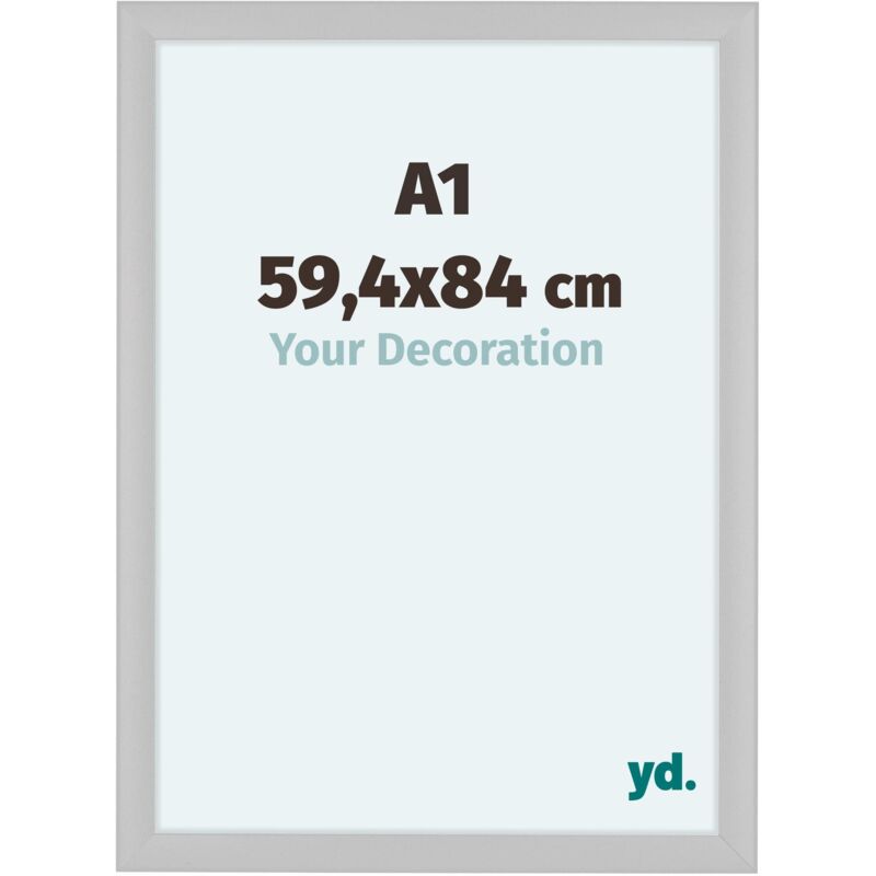 Yd. - Cadre Photo A1 - 59.4x84 cm - Blanc Mat - mdf - Como.