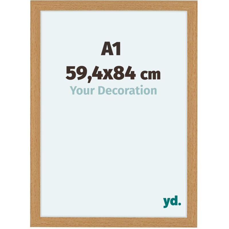 Cadre Photo A1 - 59.4x84 cm - Hêtre - MDF - Como.