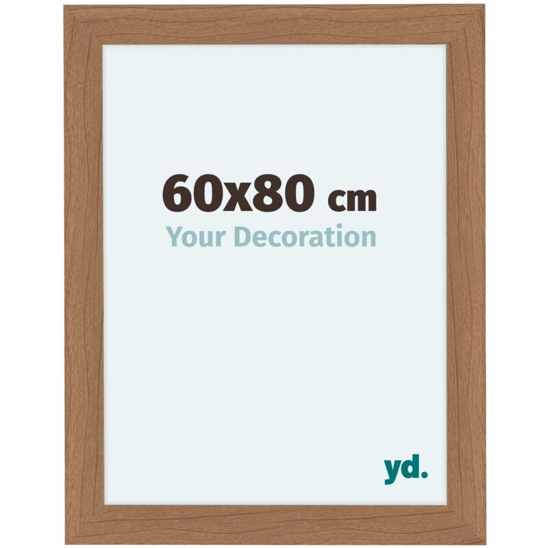 Cadre Photo 60x80cm Noyer clair mdf Como.