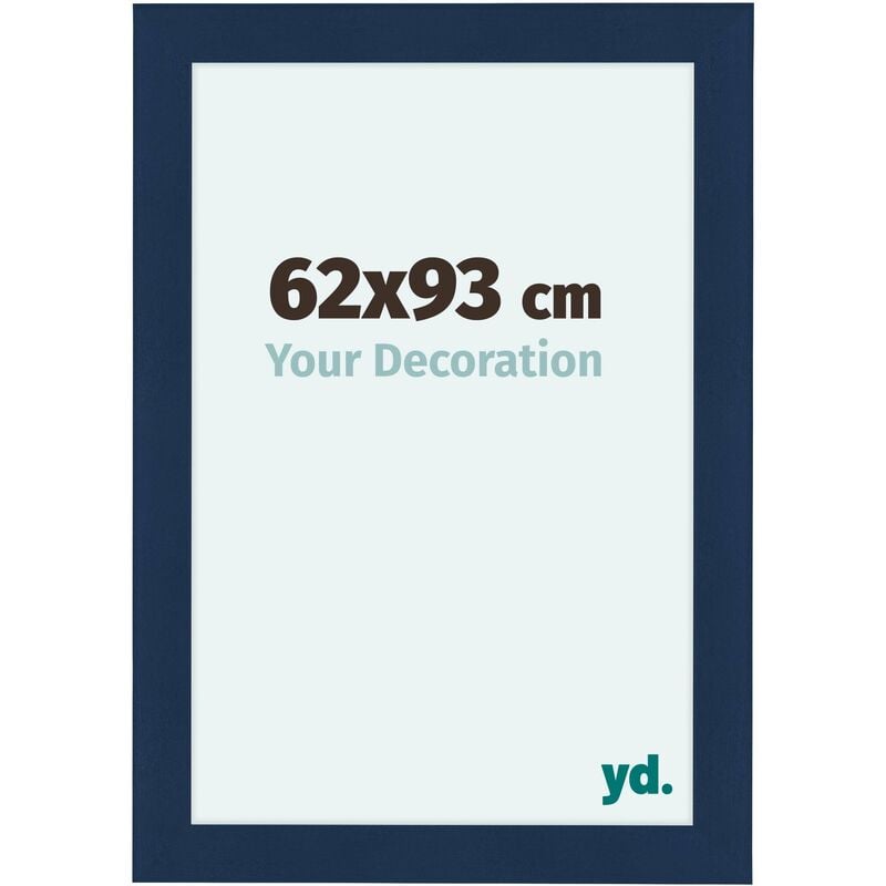 Cadre Photo 62x93cm Bleu Foncé Patiné mdf Como.