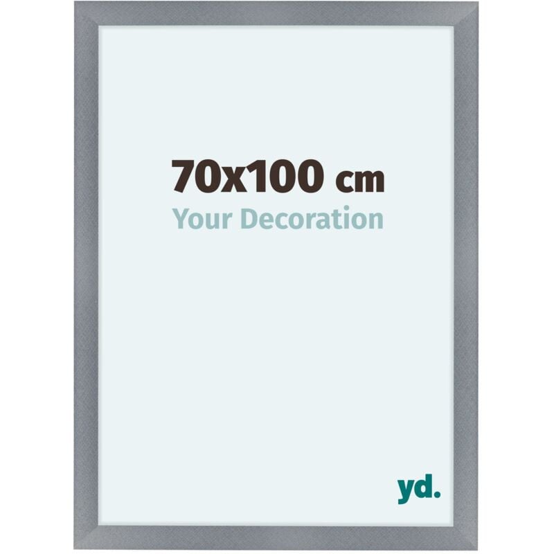 Cadre Photo 70x100cm Aluminium Brossé mdf Como.