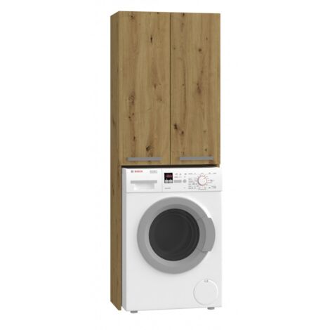 COMO - Modern style washing machine cabinet - 183x64x30 - 2 doors+4 shelves