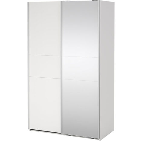 Como Schiebetürenschrank 2 Türen 120x200cm weiß.