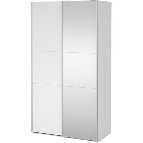 Como Schiebetürenschrank 2 Türen 120x220cm weiß.