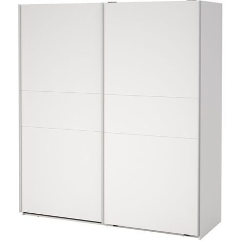 Como Schiebetürenschrank 2 Türen 180x200cm weiß.