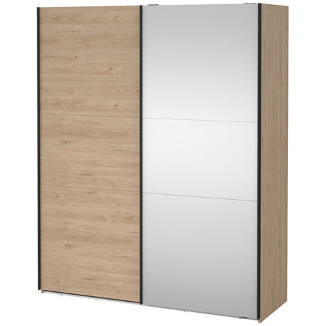 Como Schiebetürenschrank 2 Türen 180x220cm Eiche Dekor.